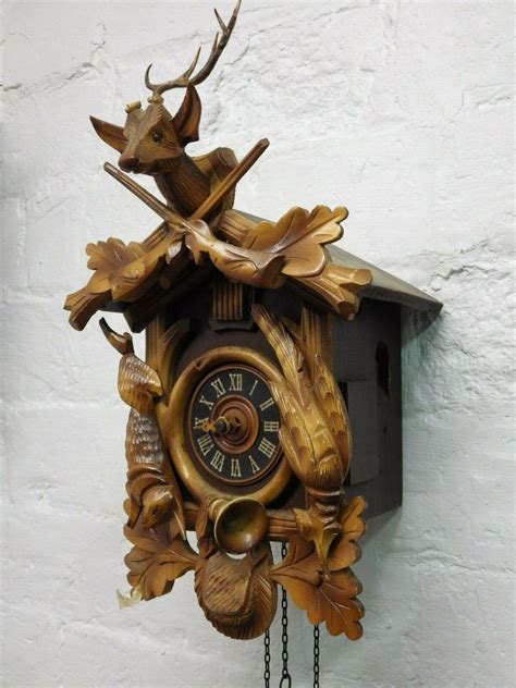 vintage cuckoo clock made in germany